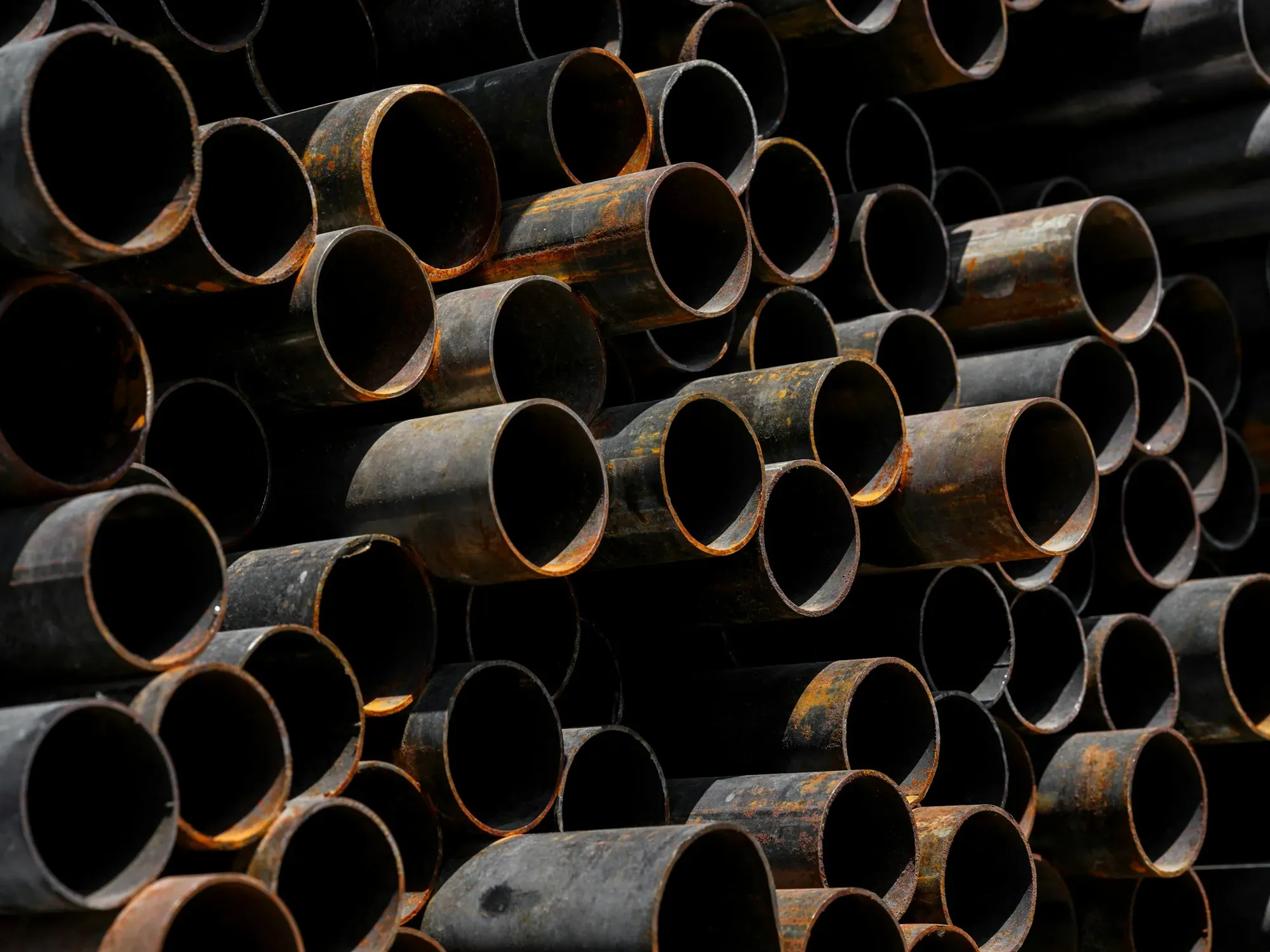 HH Cold Rolling pipe on site